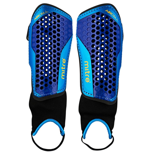 Mitre Aircell Carbon Shinguards Pair S Black/Cyan