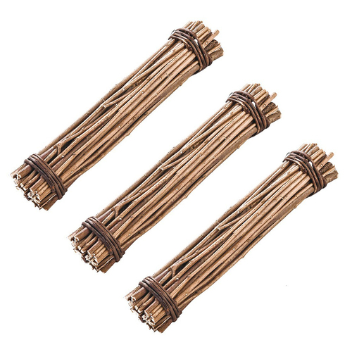 3PK Nature Island Willow Bundle Rabbit/Guinea Pig Small Pet Chew/Play Toy Natural