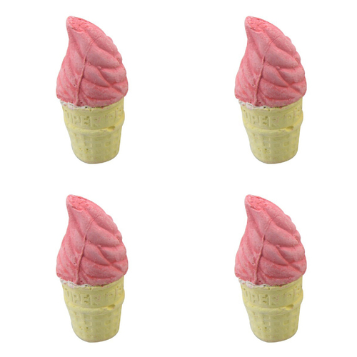 4PK 3Pk Nature Island 5.5cm Ice Cream Mineral Treat Pet Chew Toy Assorted
