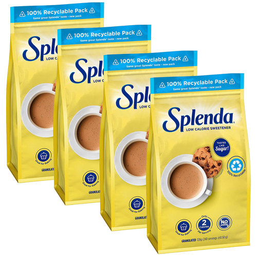 4PK Splenda Granula 120g Low Calorie Sugar Alternative Sweetener