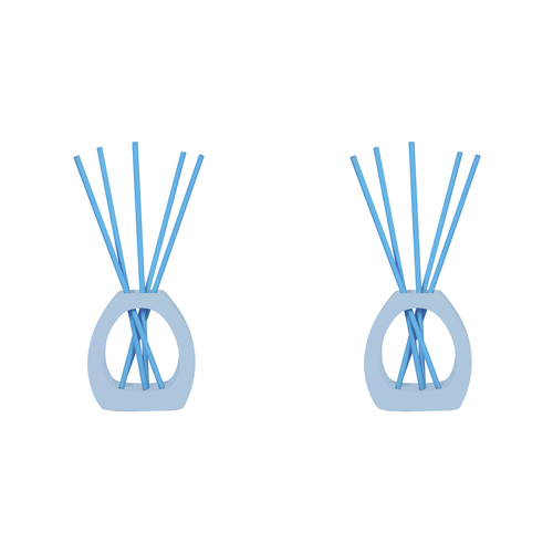 2PK Arome Ambiance Arch Series Liquidless Reed Diffuser Set Summer Mint Scent