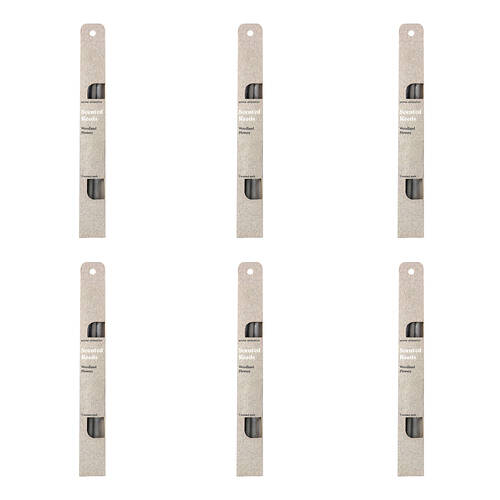 6x 5pc Arome Ambiance Scented Reeds 3.6x29cm Woodland Flowers - Grey