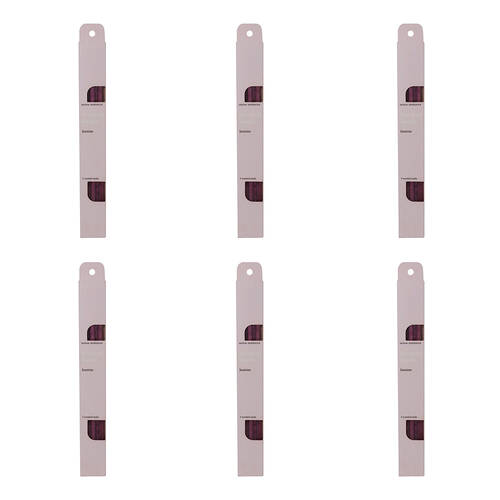 6x 5pc Arome Ambiance Scented Reeds 3.6x29cm Jasmine - Purple