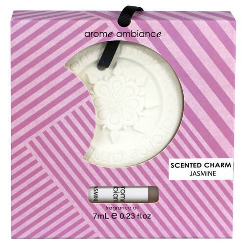 Arome Ambiance Scented Charm & 7ml Fragrance Oil - Jasmine