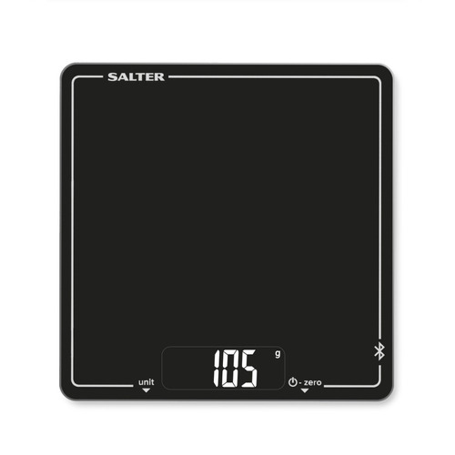 Salter Bluetooth Electronic Kitchen Scale 10kg Black