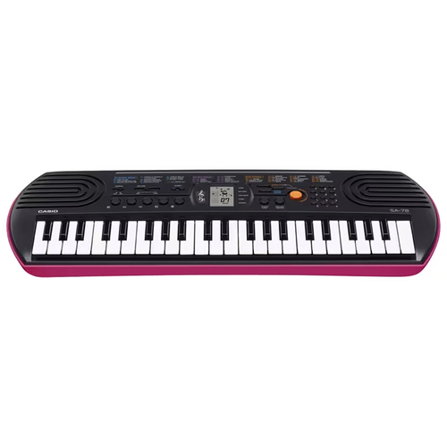 Casio SA-78 Casiotone Mini Portable Keyboard/Piano - Black