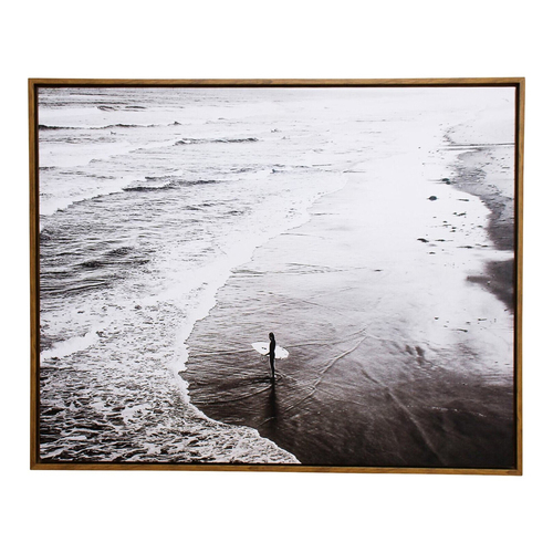 LVD Framed 80x100cm Canvas/Resin Surfers 7 Wall Art Display
