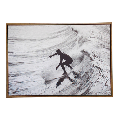 LVD Framed 70x100cm Canvas/Pine Surfers 7 Wall Art Display