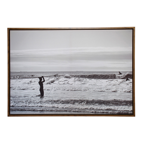 LVD Framed 70x100cm Canvas/Resin Surfers 8 Wall Art Display