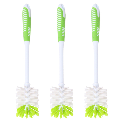 3PK Sabco Soft Grip Bottle & Vase Brush