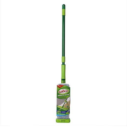 Sabco Slide To Wring Flat Mop Home Cleaning Green