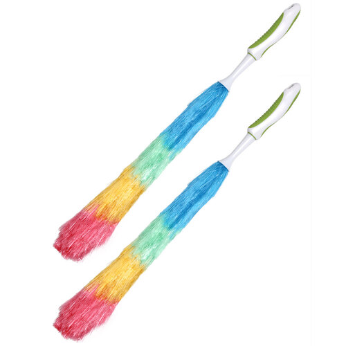 2PK Sabco Soft Grip Rainbow Duster