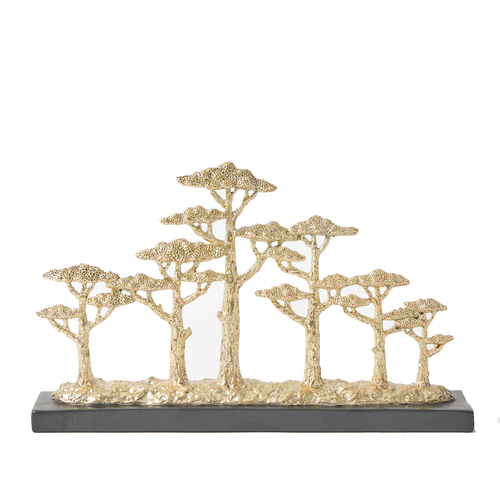 Pilbeam Living Enchanted Forest Sculpture Home Decor - Gold