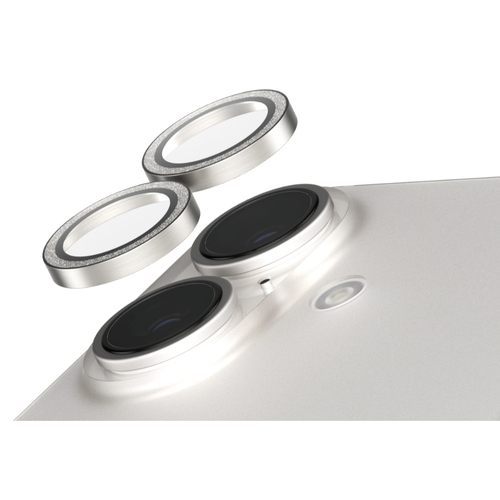 PanzerGlass SAFE Cam Lens Protector For iPhone 16 Plus  Glitter Silver
