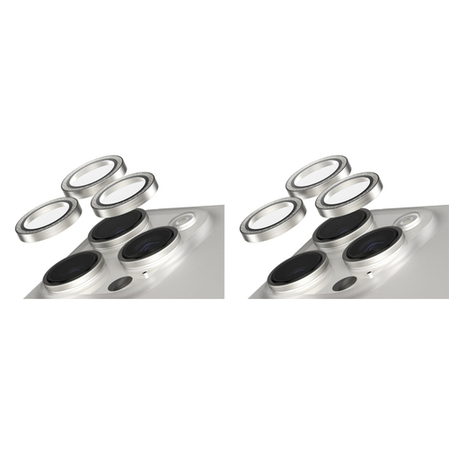 2PK PanzerGlass SAFE Cam Lens Protector For iPhone 16 Pro Pro Max Glitter SLV