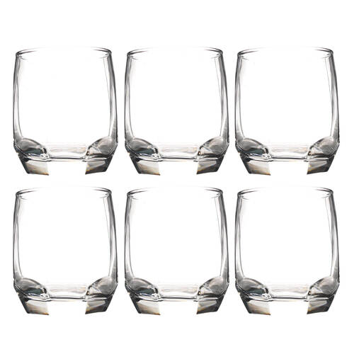 6pc Artcraft Sapphire Tumbler Juice/Wine Drinking Glass 310ml Clear