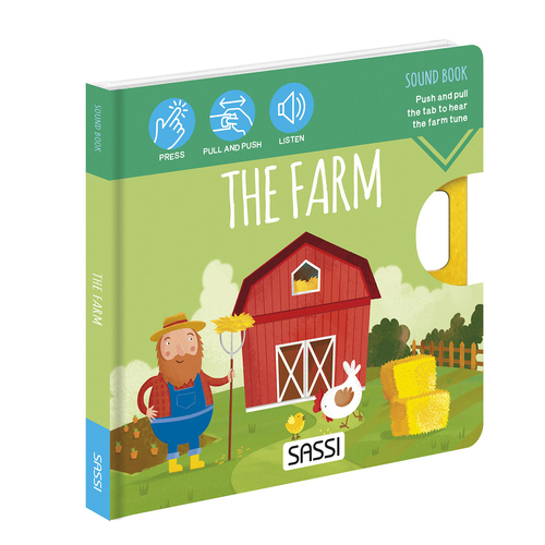Sassi Sound Book Kids/Children Fun Learning/Reading The Farm 1y+