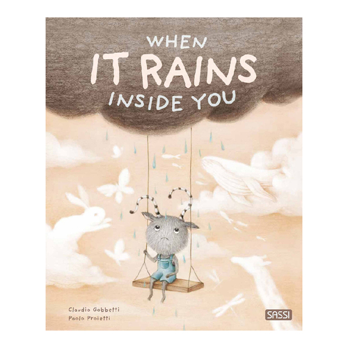 Sassi Story Book Kids/Children Reading When it Rains Inside You 5y+