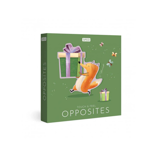 Sassi Touch & Feel Opposites Kids Educational Pocket Book