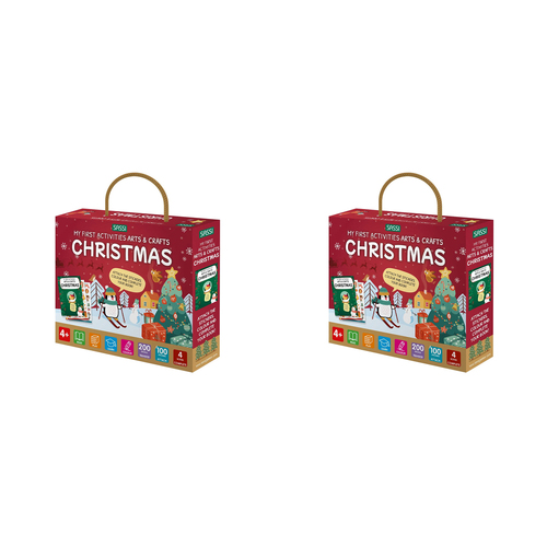 2PK Sassi Kids/Children Educational Arts & Crafts - Christmas 4y+