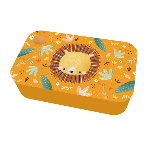 Sassi RPET Lunch Box Chompy The Lion Baby/Childrens Cutlery 3y+