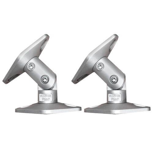 Sound Gear Speaker Mounts 2 Brackets Silver