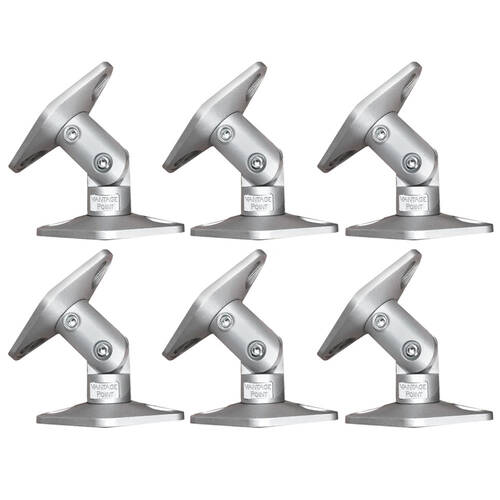 3x Sound Gear Speaker Mounts 2PK Brackets Silver