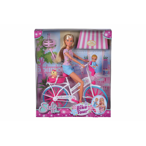 Simba Steffi Love Bike Tour Doll Playset Kids Play Toy 3y+