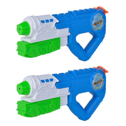 2PK Simba Waterzone Water Blaster 3000 Gun 33.5cm Kids Outdoor Toy 8y+