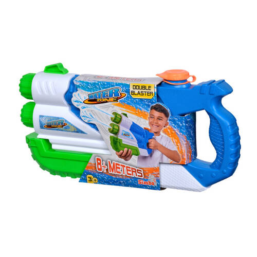 Simba Waterzone Double Blaster Water Gun 36.5cm Kids Outdoor Toy 8y+