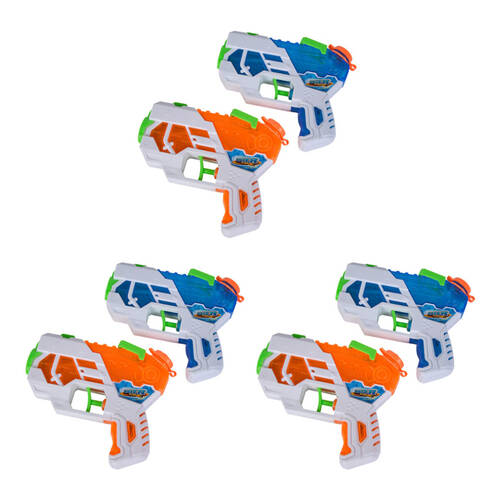 3x 2pc Simba Waterzone Dual Blaster Water Gun Set 25cm Kids Outdoor Toy 3y+