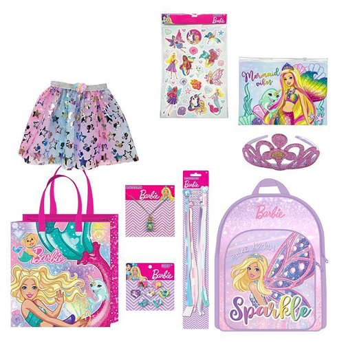 Barbie Dreamtopia 23 Showbag Kids Backpack/Headband/Necklace
