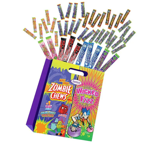 Wicked Fizz Zombie Chews Confectionery Combo Showbag