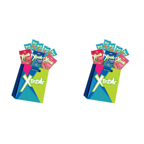 2PK Xtreme Sours Showbag Kids/Child Sour Candy Fun Size Lollies
