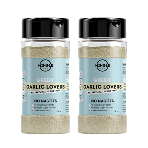 2PK Mingle Garlic Lovers 120g All Natural Seasoning Powder Bottle