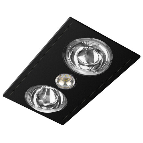 Sunair 3-in-1 2 Globe Bathroom Heater w/ LED Light