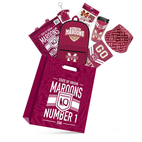 NRL SOO QLD Showbag S4 w/ Duffle Bag/Cap/Drink Bottle
