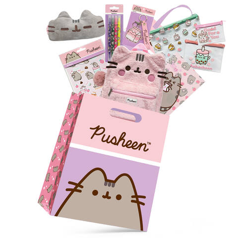 Pusheen Showbag S4 w/ Backpack/Highlighters/Keyring/Notebook