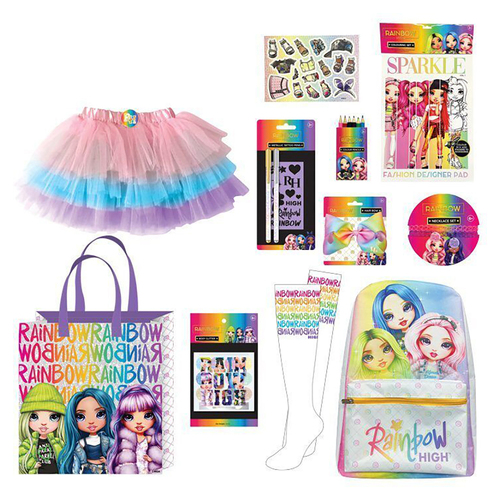 Rainbow High 23 Kids Showbag Activity Set/Backpack