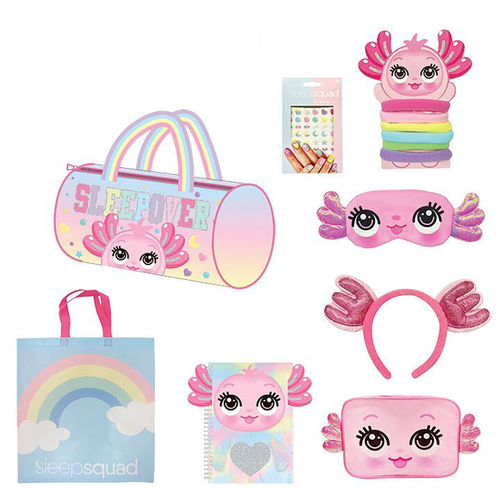 Sleep Squad 23 Kids Showbag Cosmetics/Duffle Bag/Diary