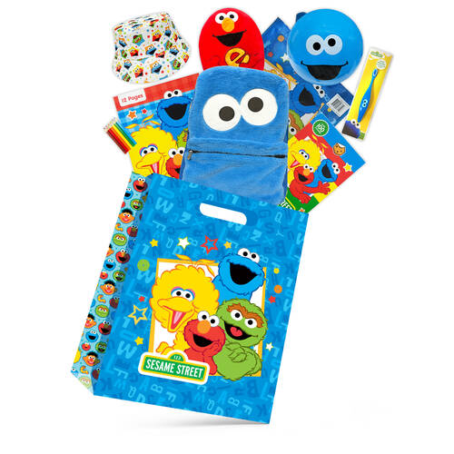 Sesame Street Showbag S4 w/ Backpack/Sticker & Colouring Book