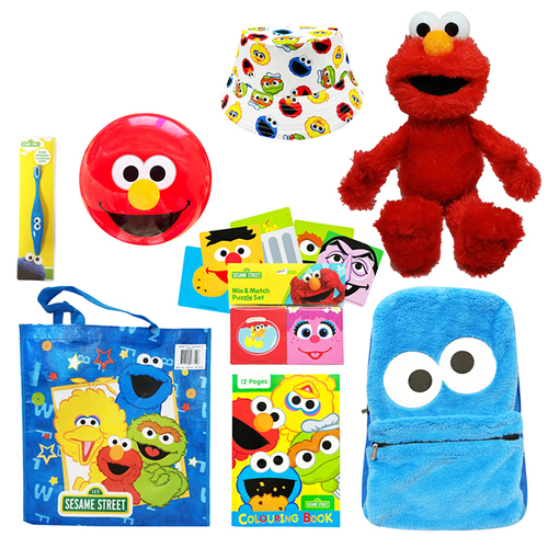 Sesame Street 23 Kids Showbag Backpack/Ball Bucket Hat