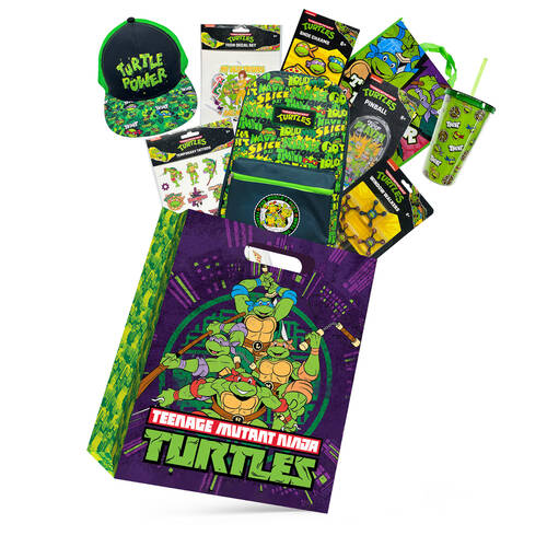 TMNT Retro Showbag S4 w/ Backpack/Cap/Shoe Charms/Pinball