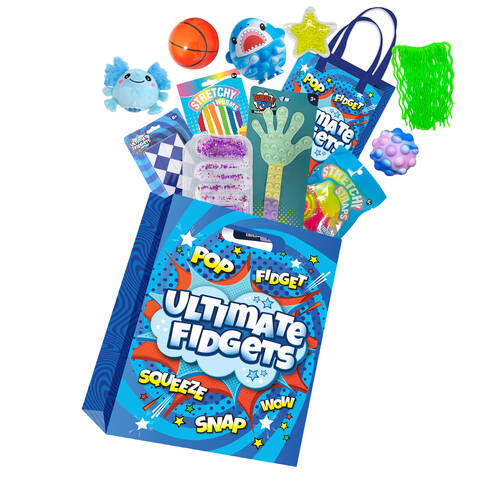 Ultimate Fidgets Showbag S3C w/ Pop Rocker/Fidget Mat/Pen/Puzzle/Maze
