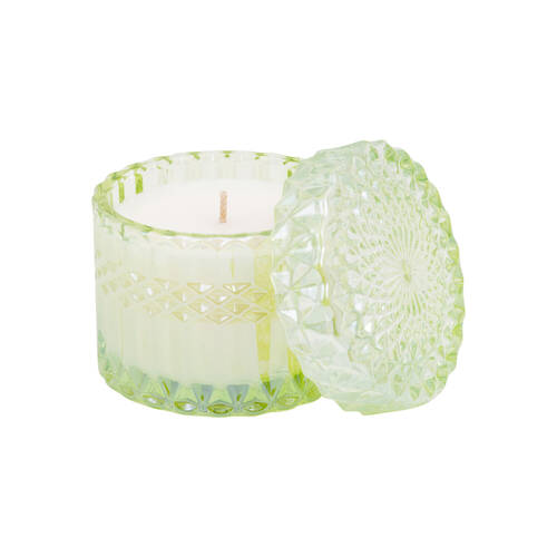 The SOi Co Morning Blooms Petite Shimmer Candle 8oz 9x8.5cm - Green