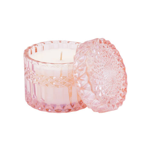 The SOi Co Pink Chiffon Petite Shimmer Candle 8oz 8oz 9x8.5cm - Pink