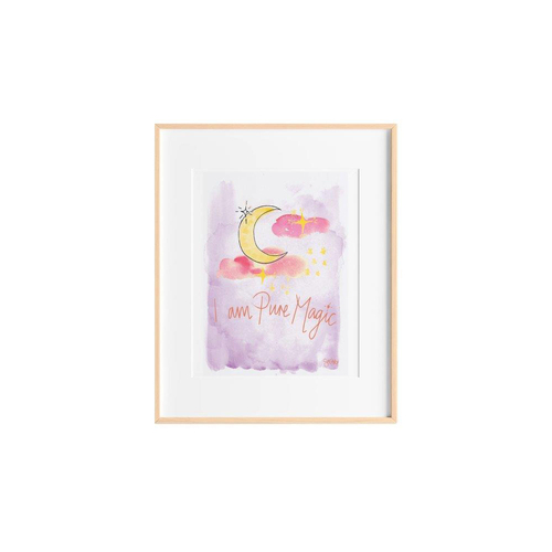 SunChild I am Pure Magic Art Print Kids Room Decorative Display- A5