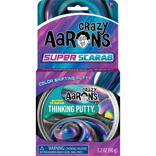 Crazy Aarons Thinking Putty Super Scarab Super Illusions Toy 10cm 3y+