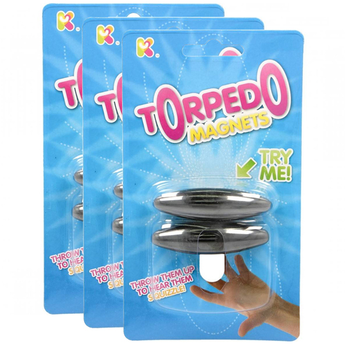 3PK 2pc Magnoidz Torpedo Magnets 16cm