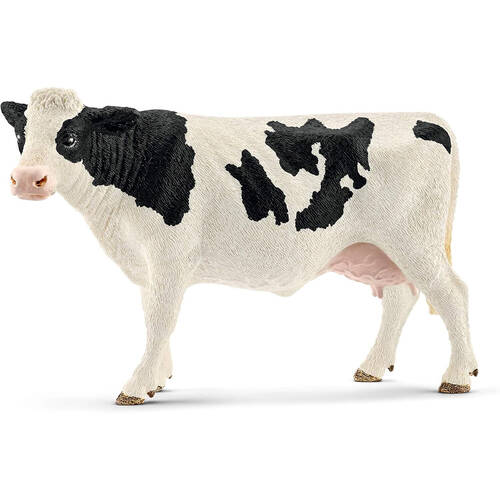Schleich Holstein Cow Hand-painted Vinyl Figure Toy Black/White 3y+